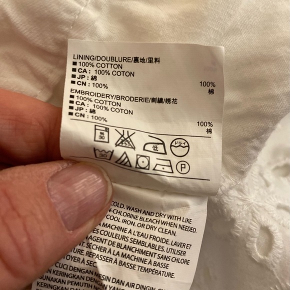 🎉SALE🎉Old Navy 🥰 White Embroidered Skirt - Picture 10 of 11